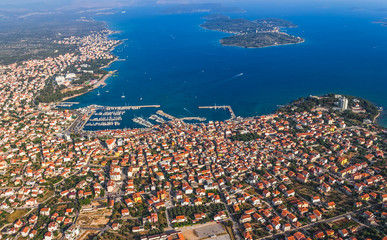 Obraz premium Vodice aerial