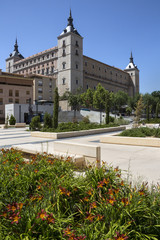 The Alcazar in Toledo in Spain