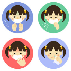 風邪の症状 女の子