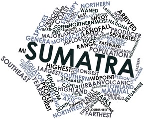 Word cloud for Sumatra