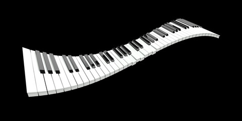 Naklejka premium Piano, Tasten, Tastatur, Klavier