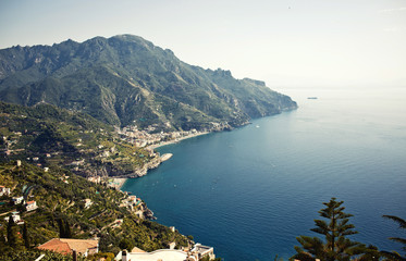 Fototapeta na wymiar Ravello, Wybrzeże Amalfi, Włochy.