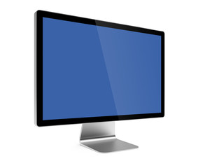 Computer screen isolated