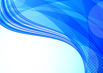 Abstract tech blue background