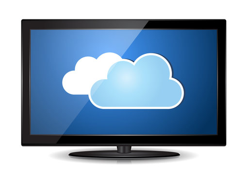 Cloud LCD TV Monitor