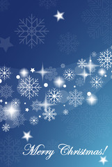 Blue winter background