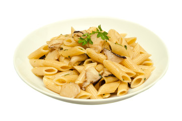 Penne ai funghi, italian cuisine