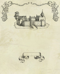 old town illustration