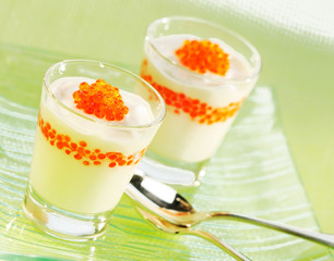 FROMAGE FRAIS AUX OEUFS DE TRUITE