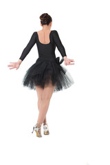 beautiful dancer woman ballerina dancing ballet with tutu