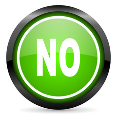 no green glossy icon on white background