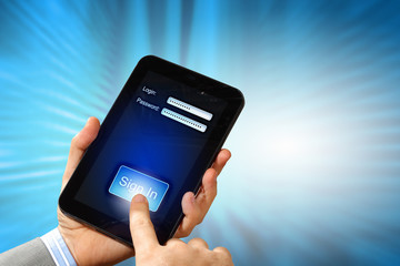 login with email and password