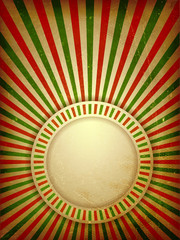 Christmas grunge light rays background