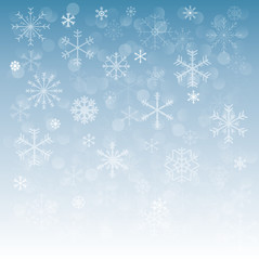 new year background whith snowflake