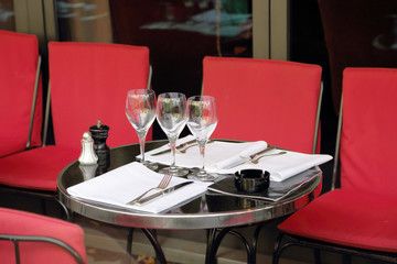 restaurant table