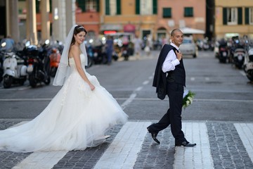 Sposi sulle strisce