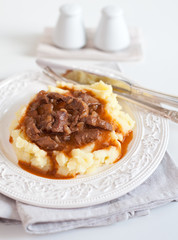 Beef stroganoff