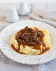 Beef stroganoff