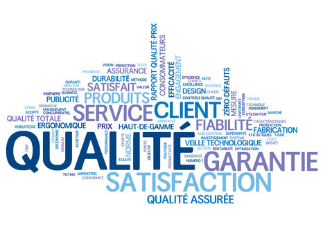 Nuage de Tags "QUALITE" (garantie service client qualit&eacute; totale)