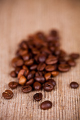 Obraz na płótnie Canvas fresh coffee beans