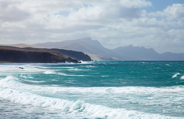 west coast of Fuerteventura at La Pared