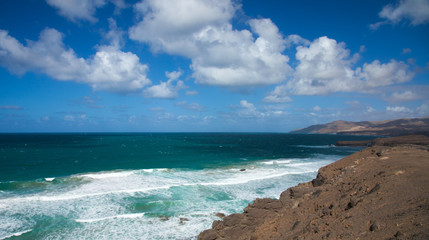 west coast of Fuerteventura at La Pared