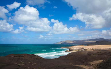 west coast of Fuerteventura at La Pared