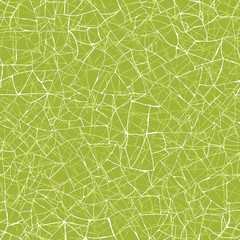 Vector green mosaic texture seamless pattern background with