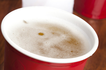 Beer in a Disposable Red Cup
