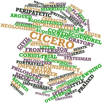 Word cloud for Cicero