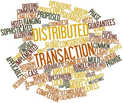 Word cloud for Distributed transaction