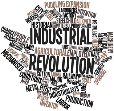 Word cloud for Industrial Revolution