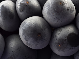 close up fresh grapes