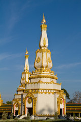 Naklejka premium Maha Chedi Chaimongkol at Roi et Province Thailand