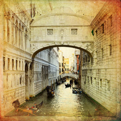 Obrazy na Plexi  Most Westchnień - Wenecja