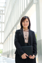 Fototapeta premium chinese female student in formal