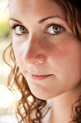 Fototapeta premium Pretty Female Headshot