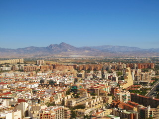 Fototapeta na wymiar Alicante i Sierra Aitana
