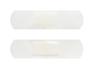 Band aid isolated on white background