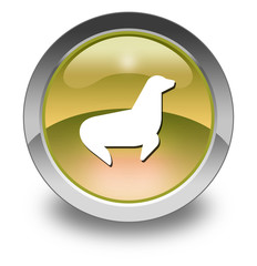 Yellow Glossy Pictogram 