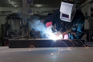 Welder Working