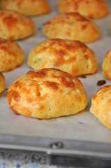 Gougères auf Backblech