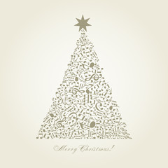 Musical Christmas tree - 47482600