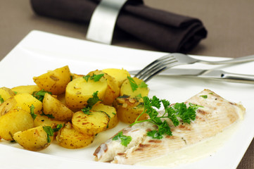 filet de daurade et pommes de terre pompadour 3