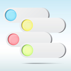 Obraz premium Abstract 3D speech bubble background. ..