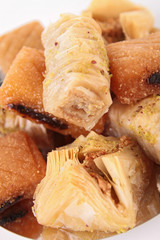 assortment of arabian pastry