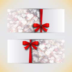 Amazing valentine cards background