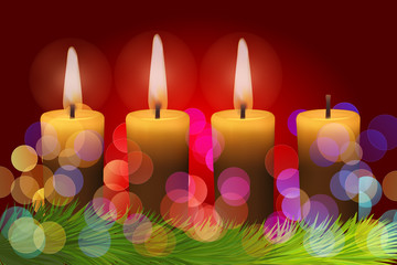 Adventskranz Dritter Advent