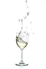 Weißwein Splash