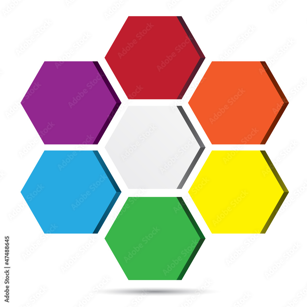 Canvas Prints abstract 3d speech bubble background.